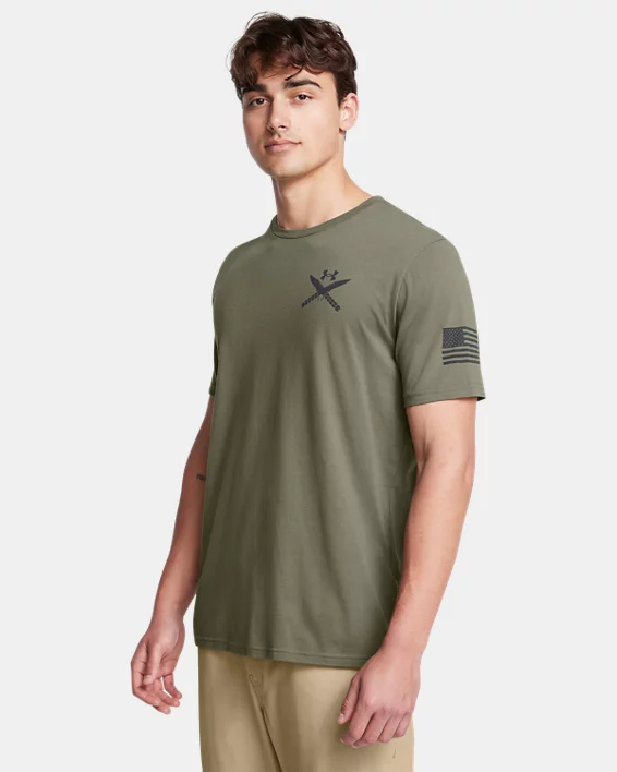 UA Freedom Spine Mens T-Shirt