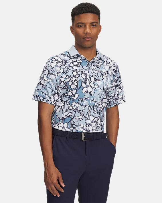 UA Drive Chill Printed Mens Polo