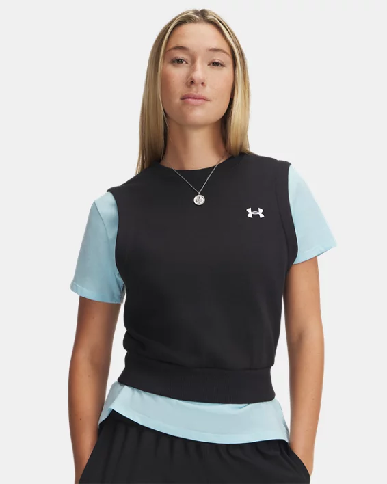 UA Rival Fleece Womens Sleeveless