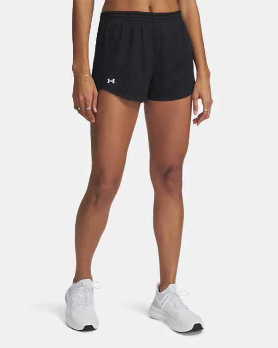 UA Tech Mesh Play Up Womens 3" Shorts
