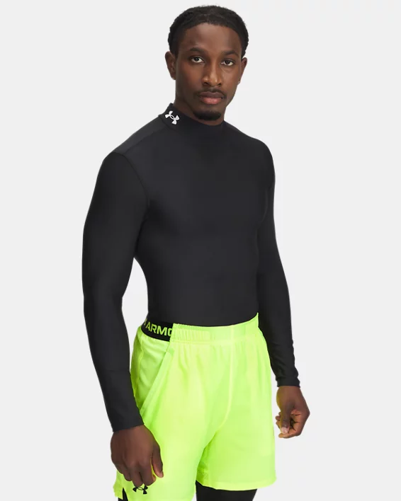 HeatGear OG Compression Mens Mock Long Sleeve