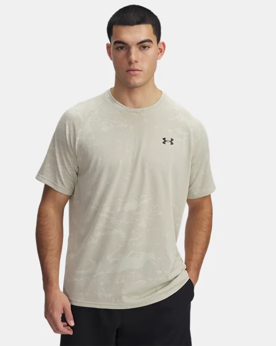 UA Velocity Jacquard Mens Short Sleeve
