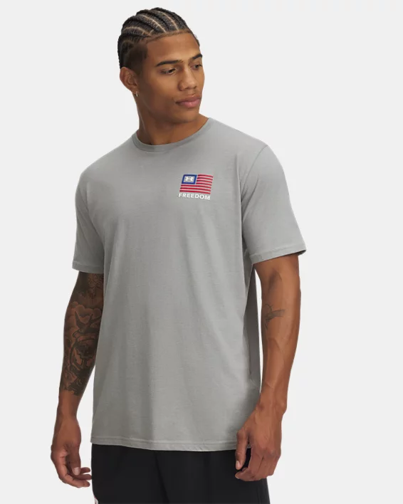 Steel Medium Heather-White-035