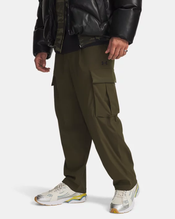 UA Unstoppable Textured Woven Mens Cargo Pants