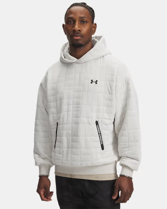 UA Unstoppable Fleece Textured Mens Hoodie