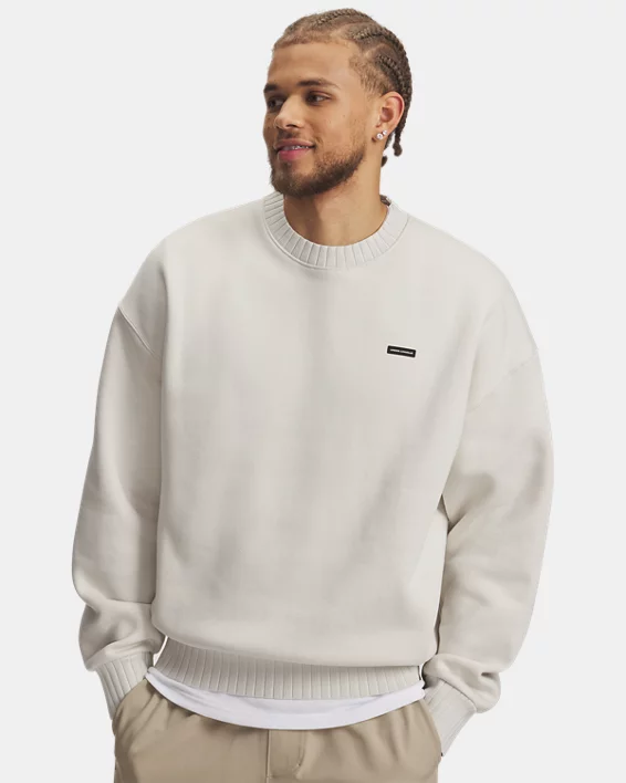 UA Icon Heavyweight Rib Mens Crew