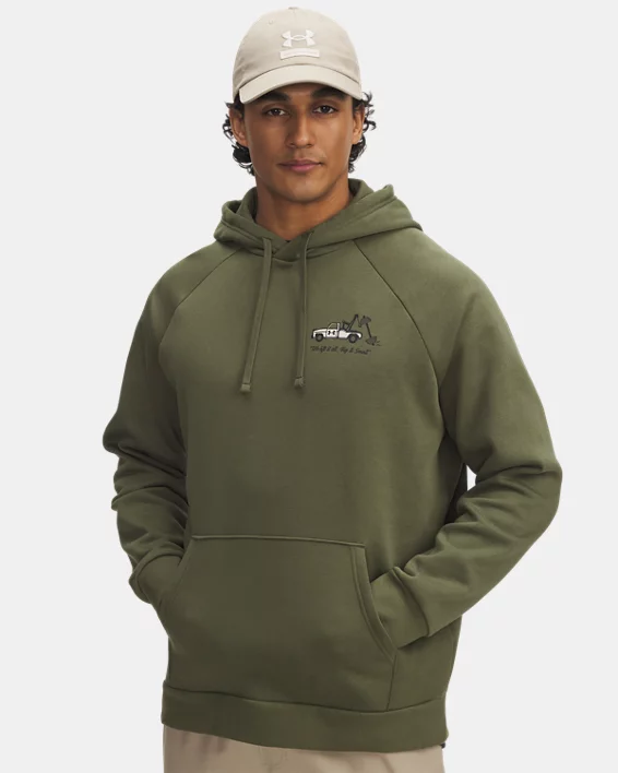 UA Rival Fleece HBR Logo Mens Hoodie
