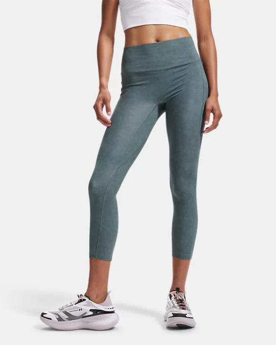 UA Meridian Suede Effect Womens Ankle Leggings