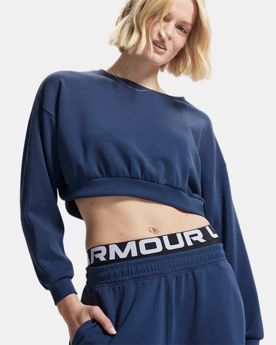 UA Meridian Lounge Womens Crop Crew