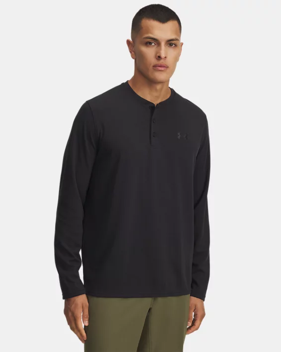 UA Expanse ColdGear Infrared Mens Long Sleeve Henley
