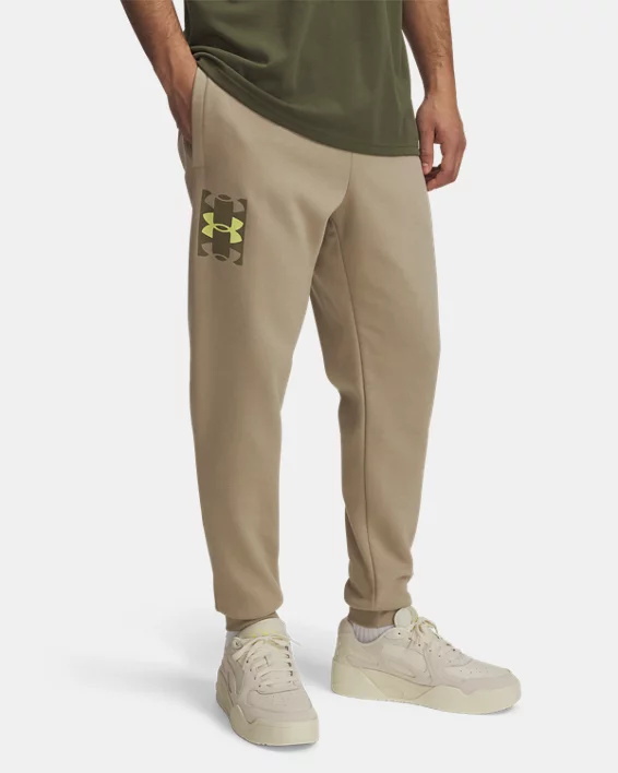 UA Rival Fleece Logo Mens Joggers