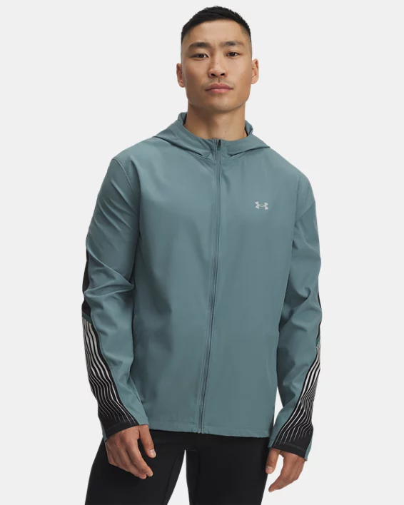 UA Velociti Storm Mens Hooded Jacket