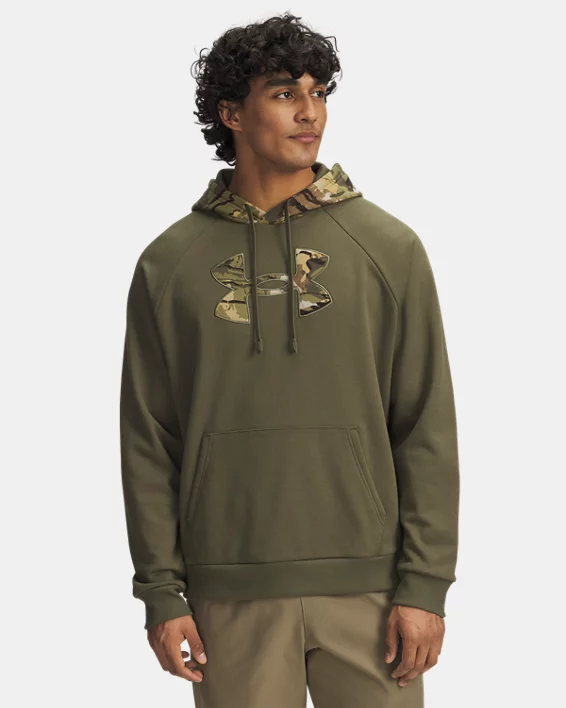UA Rival Fleece Camo Mens Hoodie