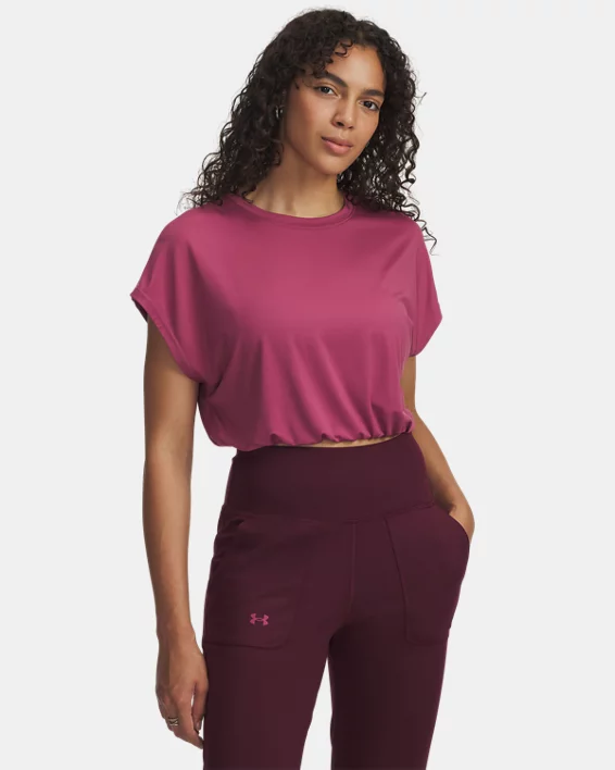UA Motion Bubble Hem Womens Short Sleeve