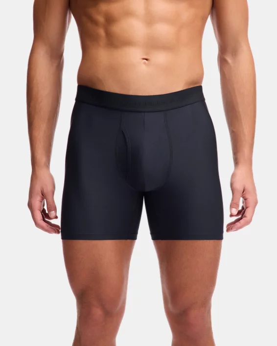 UA Performance Tech Mesh Mod Mens 6" 3-Pack Boxerjock