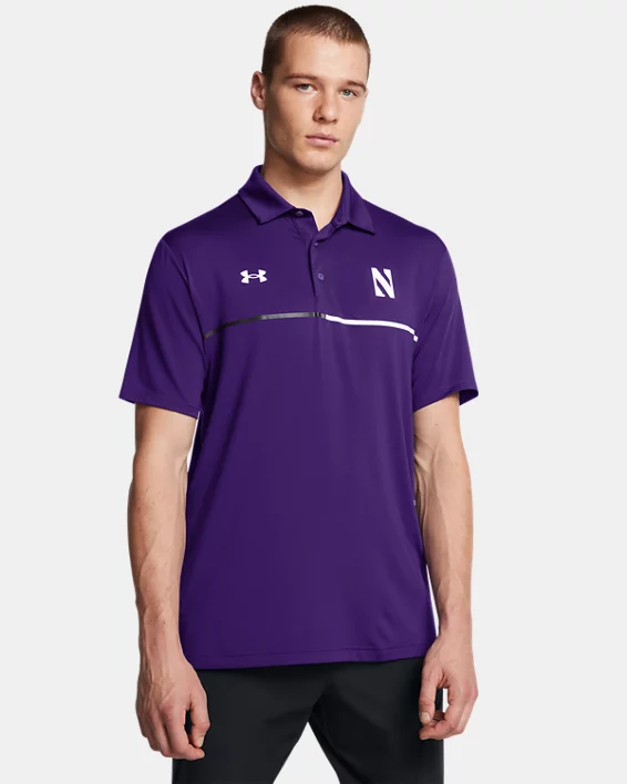 UA Playoff Collegiate Stripe Mens Polo