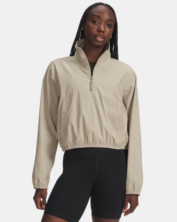 UA Unstoppable Woven Womens  Zip