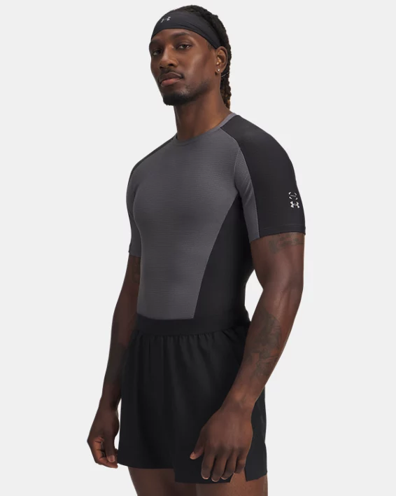 UA Halo Bonded Auxetic Mens Short Sleeve