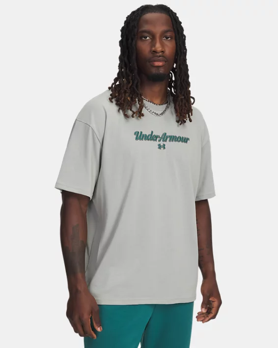 UA Heavyweight Wordmark Mens Short Sleeve