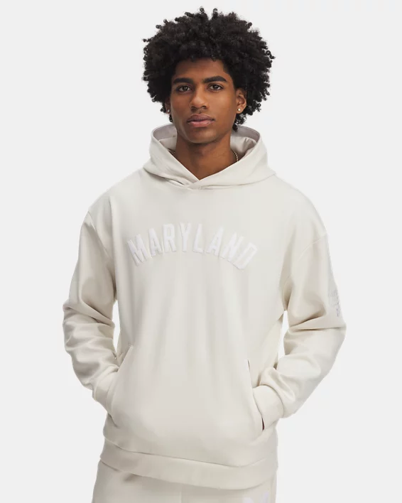 UA Double Knit Collegiate Mens Hoodie