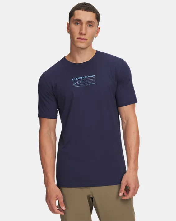 UA Mountain Scape Mens Short Sleeve