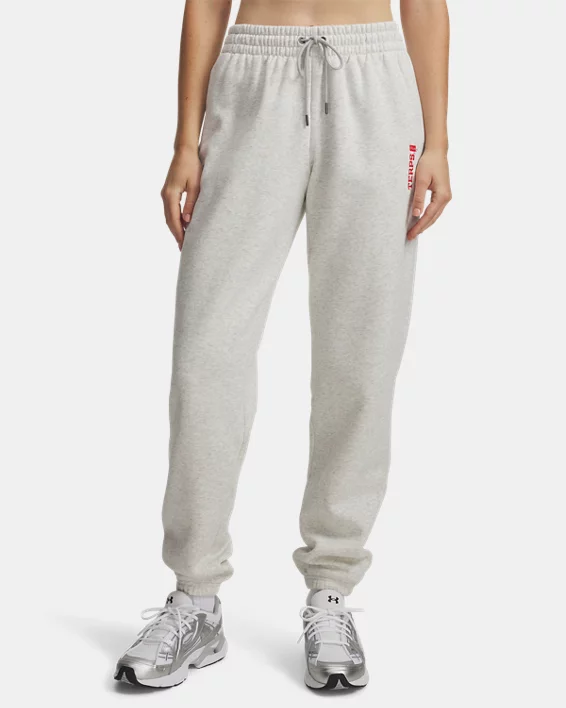 UA Icon Fleece Collegiate Womens Puddle Pants