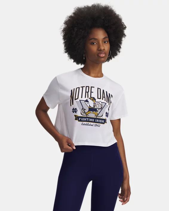 UA Icon Collegiate Womens Short Sleeve