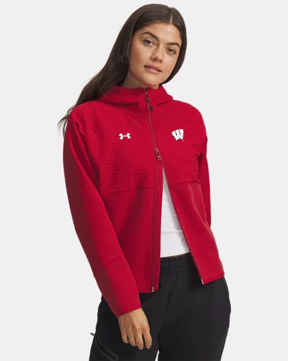 UA Unstoppable Fleece Collegiate Womens Full Zip